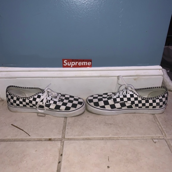 44 DX Anaheim Factory Black/Checkerboard VANS - Picture 1 of 6